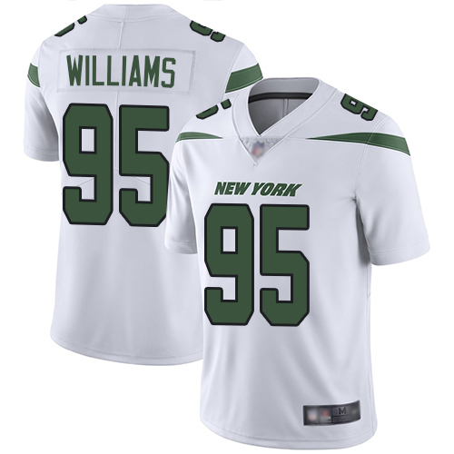 New York Jets Limited White Men Quinnen Williams Road Jersey NFL Football #95 Vapor Untouchable->new york jets->NFL Jersey